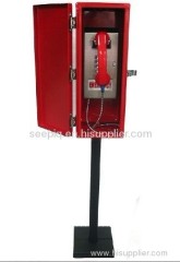 outdoor emergency public telephone