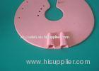 Durable Breast Pad, Round Pink / Red No Stimulation Adhesive Electrode Pad For Tens Ems Unit