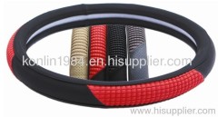 sheep leather car steering wheel cover