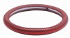 PU maroon car steering wheel cover