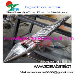 Bimetallic conical twin screw and barrel