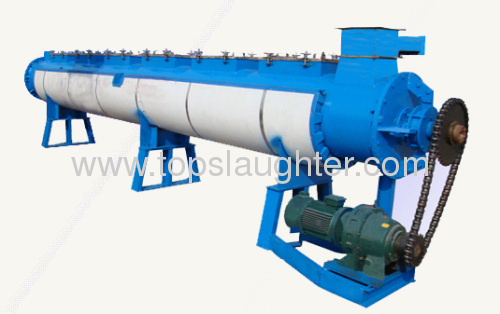 Rendering plant for poultry waste cooking machine