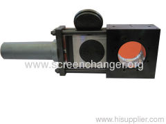 single screen changer for for waste recyling machine