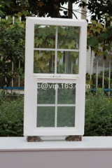 plastic push up window(bottom slide up,top fixed) vinyl hung window,PVC push up window