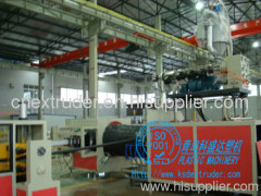 HDPE hollow wall winding pipe extrusion machine