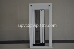 Sliding plissed double screen door/Framelss sliding pleated window screens