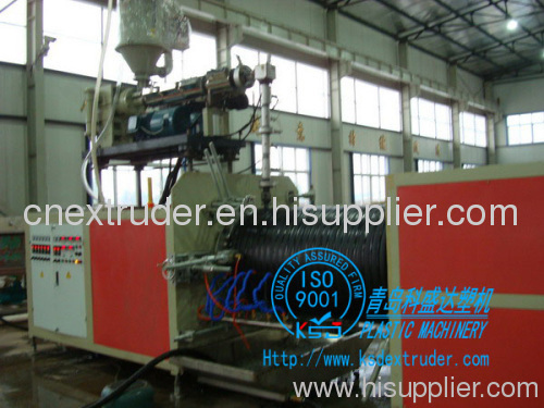 HDPE winding pipe making machine