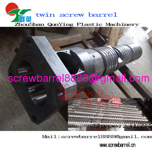 conical twin screw barre