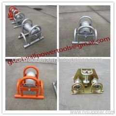 Cable roller, galvanized,Cable roller with ground plate,Cable Guides rollers