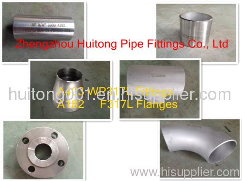 A403 WP316L Seamless Elbows Tees Reducers Pipe fittings