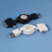 for iPhone 3 in 1 Retractable Data Cable