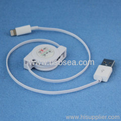 Retractable Lightning to USB cable for iPhone 5