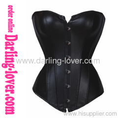 Black Leather Sexy Corset