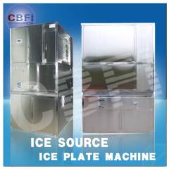 Large Plate Ice Machine in Concrete Project