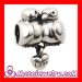 Silver european Lovebirds Charms Bead