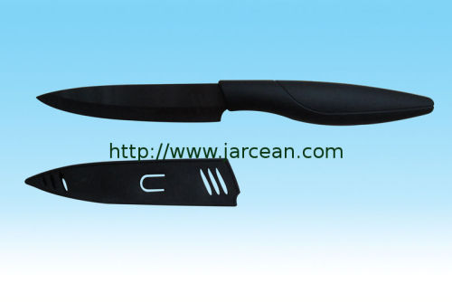kitchen black ceramic knife