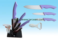 kitchen ceramic knife with PP block