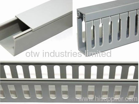 CE UL PVC slotted & solid wiring ducts China