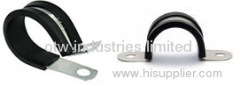 Neoprene plated steel pipe clamps China