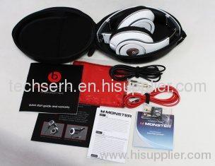 Scratch-Resistant Monster Beats By Dr.Dre Earphone Wiht Micro Minijack For IPhone, Blackbe