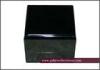 Eco friendly Elegant and Black Wooden Jewelery Boxes for earrings / pendant / ring Jewelry packaging