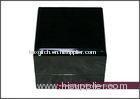 Eco friendly Elegant and Black Wooden Jewelery Boxes for earrings / pendant / ring Jewelry packaging