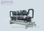 Semi - Hermetic Double Compressor Water Cooling Accurate Screw Water Chiller for Temperature Control
