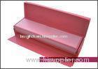 Wholesale pink rectangle plastic jewelry boxes and jewelry box with necklace hooks for men and women