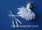 Pvc Pig Tail Wire For Tens Electrode Massage Pad / Tens Electrode Lead Wire, White Tens Cables