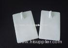 White Durable Silicone Electrodes Pads / Surgical Instrument Silicon Rubber Pads For Tens