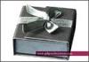 Superior Pantone / spot color sponge and velvet jewelry box with ribbon for Jewellry packaging