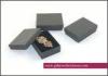 Eco friendly matt / glossy UV grey paper wedding jewelry packaging box and earring gift boxes for wo