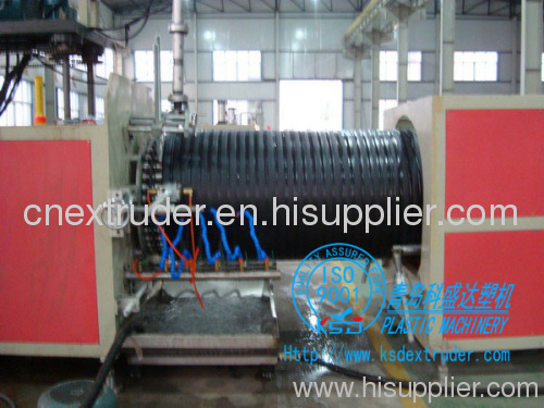 SJ90/65 HDPE winding pipe extrusion production line