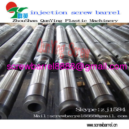 Injection single screw barrel Injection screw barrel for PVC UPVC PE PP