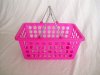 small plastic handle fruit basket