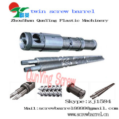 Conical bimetallic twin screw & barrel