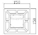 150x150mm Durable and best price Outdoor Wpc Square Column