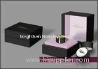 Foil stamping or flocking Engagement Ring Boxes / luxury wedding ring box for Jewelry packaging