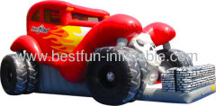 Monster Truck Big Inflatable Slide