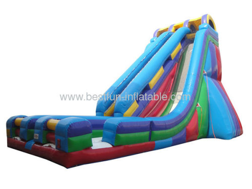Double Lanes The Edge 35' Inflatable Slide