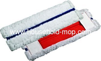 Blue and white color mop pad