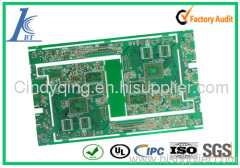 Single-sided PCB for game board.HAL surface treatment with a