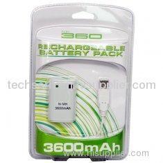 Brand New Xbox 360 3600mAH Rechargeable Battery Pack For Microsoft Xbox 360 Remote Control