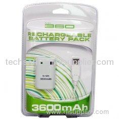 Brand New Xbox 360 3600mAH Rechargeable Battery Pack For Microsoft Xbox 360 Remote Control