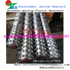 Extruder bimetallic screw and barrel
