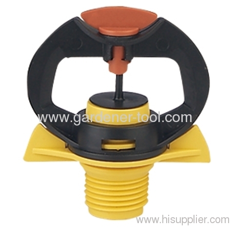 Plastic garden hose sprinkler for micro irrigation