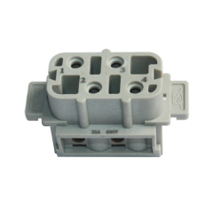 HSB 4 poles heavy duty connector insert