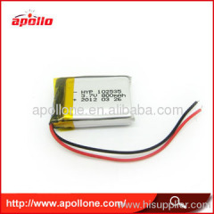 3.7v 800mAh small rechargeable battery 10*25*35mm on sale