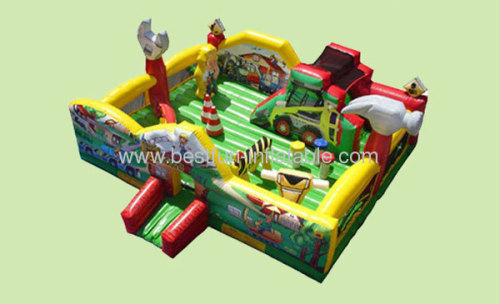 Little Builders Inflatable Bouncer For Toddler