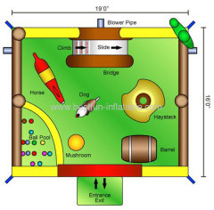 My Little Farm Inflatable Park